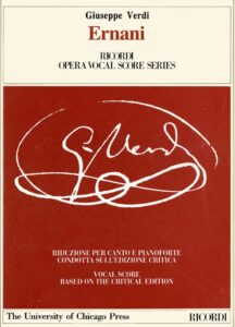 Ernani Vocal Score