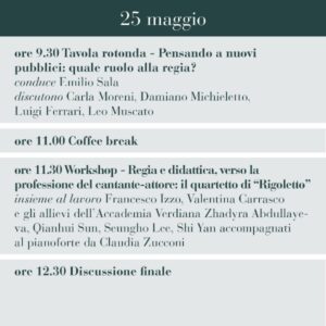 Convegno Verdi in scena oggi